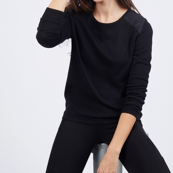 Noir Sweaters - Noir Stitch detail Sweater